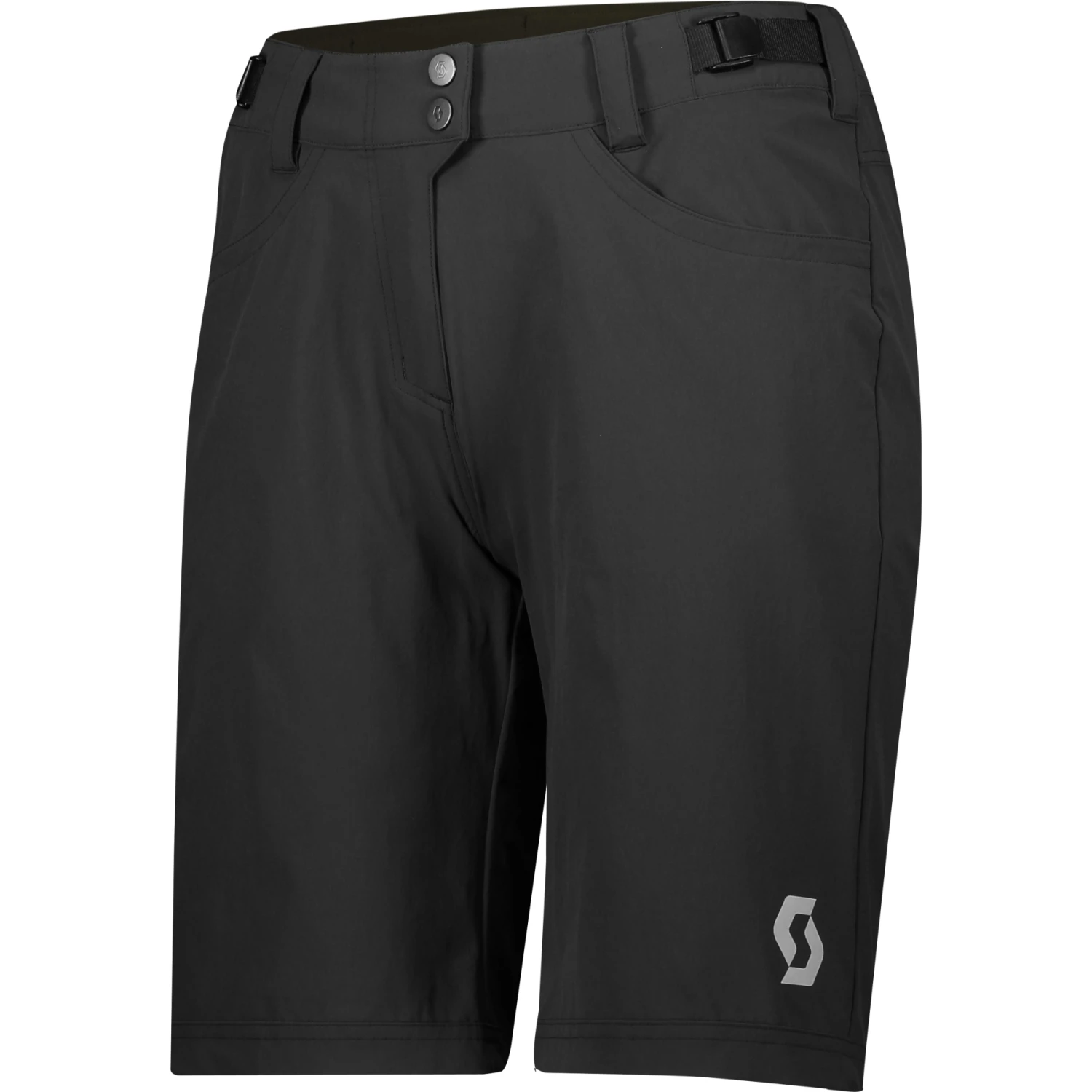 SCOTT Trail Flow W/ Pad Damen-Shorts Mit Sitzpolster - Black 1 SCOTT Trail Flow W/ Pad Damen-Shorts Mit Sitzpolster - Black
