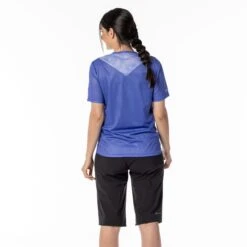SCOTT Trail Flow Damen Kurzarmtrikot - Metal Blue/dark Blue -Scott Verkaufsgeschäft scott trail flow womens short sleeve shirt metal blue dark blue 8 1430572