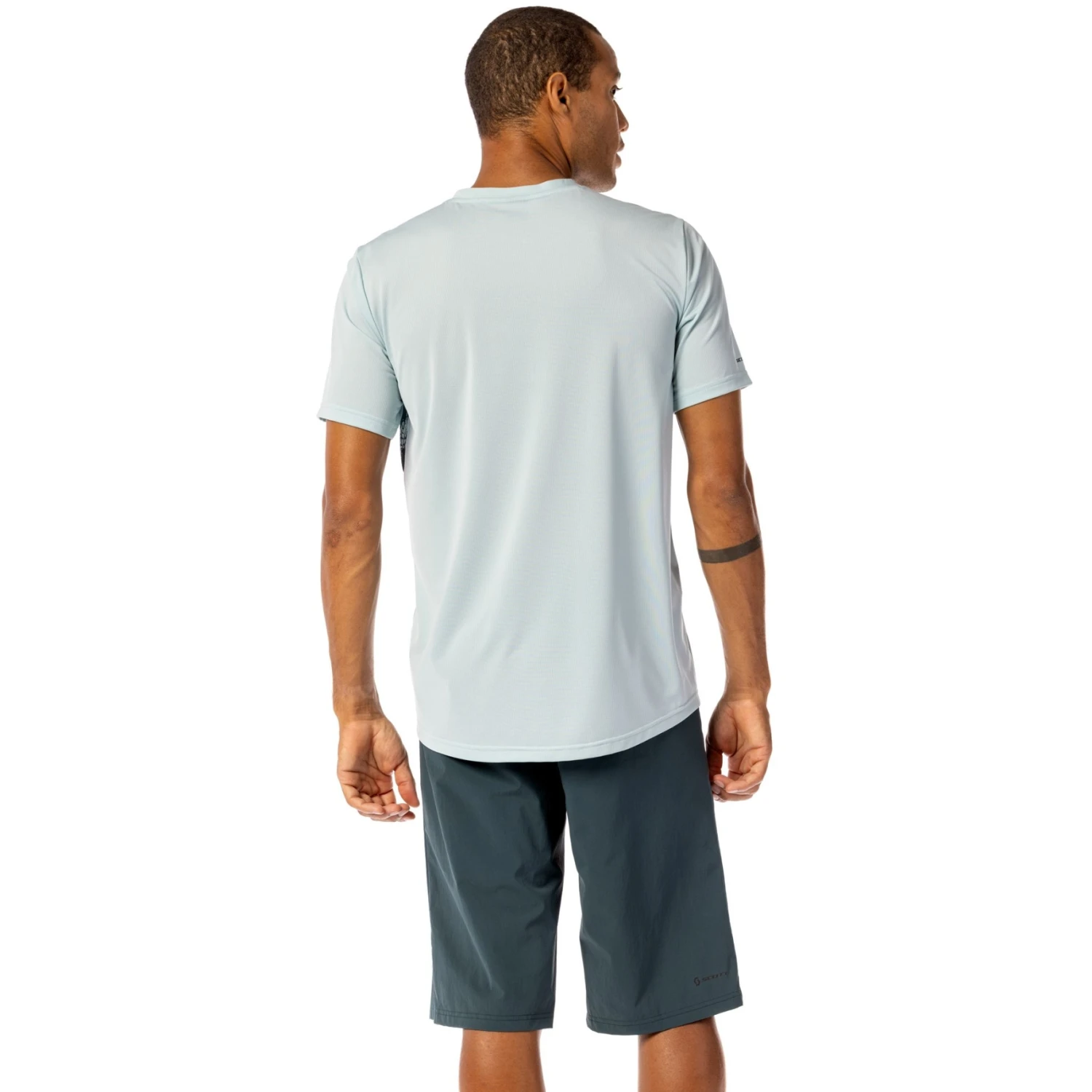 SCOTT Trail Flow Zip Kurzarmtrikot - Metal Blue/dark Blue 4 SCOTT Trail Flow Zip Kurzarmtrikot - Metal Blue/dark Blue – Bild 4