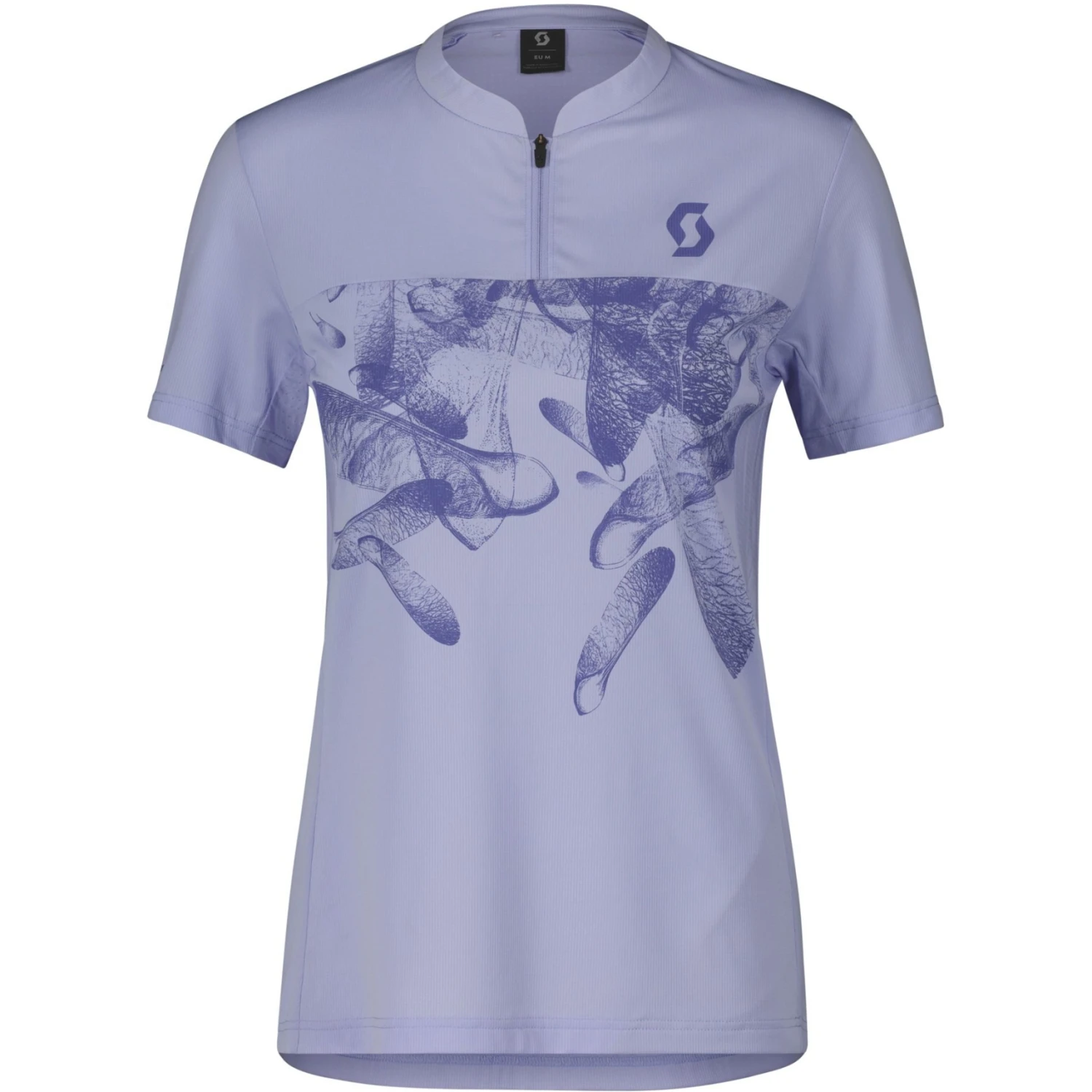 SCOTT Trail Flow Zip Damen Kurzarmtrikot - Moon Blue/dream Blue 1 SCOTT Trail Flow Zip Damen Kurzarmtrikot - Moon Blue/dream Blue