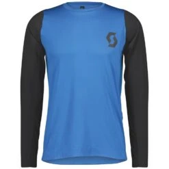 SCOTT Trail Progressive Langarm-Shirt - Storm Blue/black