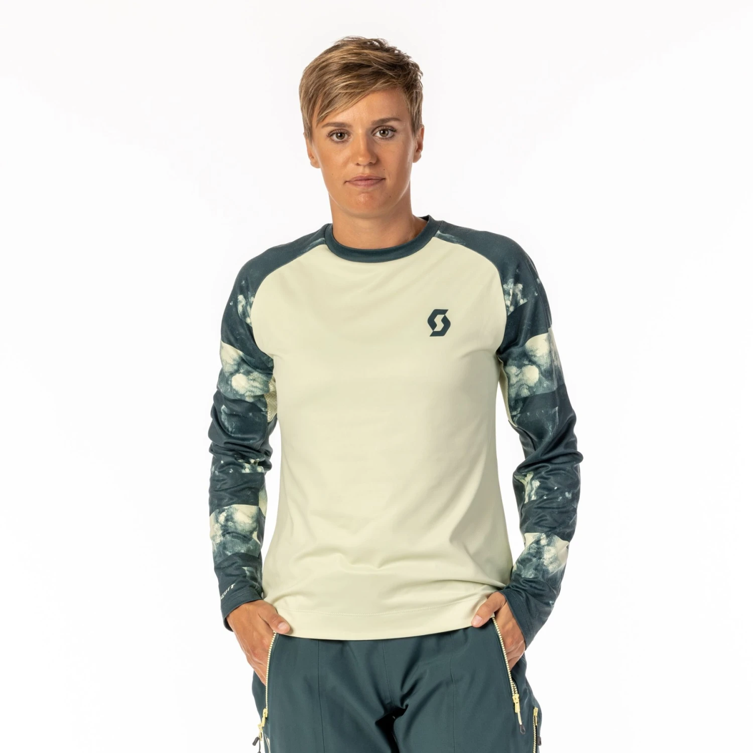 SCOTT Trail Storm L/SL Damen Langarm-Shirt - Pale Yellow/aruba Green 3 SCOTT Trail Storm L/SL Damen Langarm-Shirt - Pale Yellow/aruba Green – Bild 3