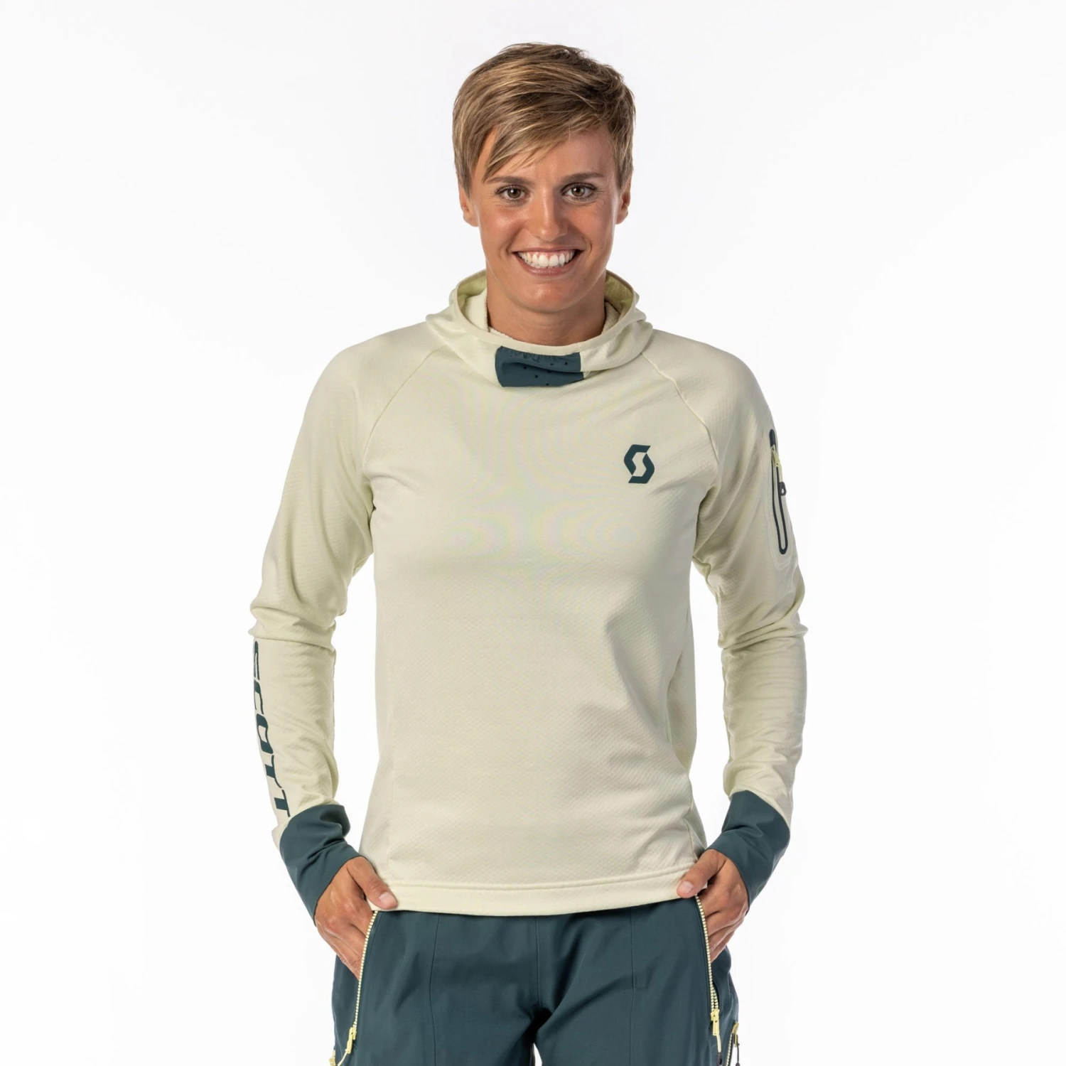 SCOTT Trail Storm Damen Langarm Kapuzenpullover - Heather Purple 3 SCOTT Trail Storm Damen Langarm Kapuzenpullover - Heather Purple – Bild 3