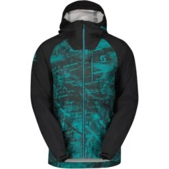 SCOTT Trail Storm WP Jacke - Black/winter Green