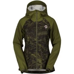 SCOTT Trail Storm WP Damenjacke - Fir Green/black