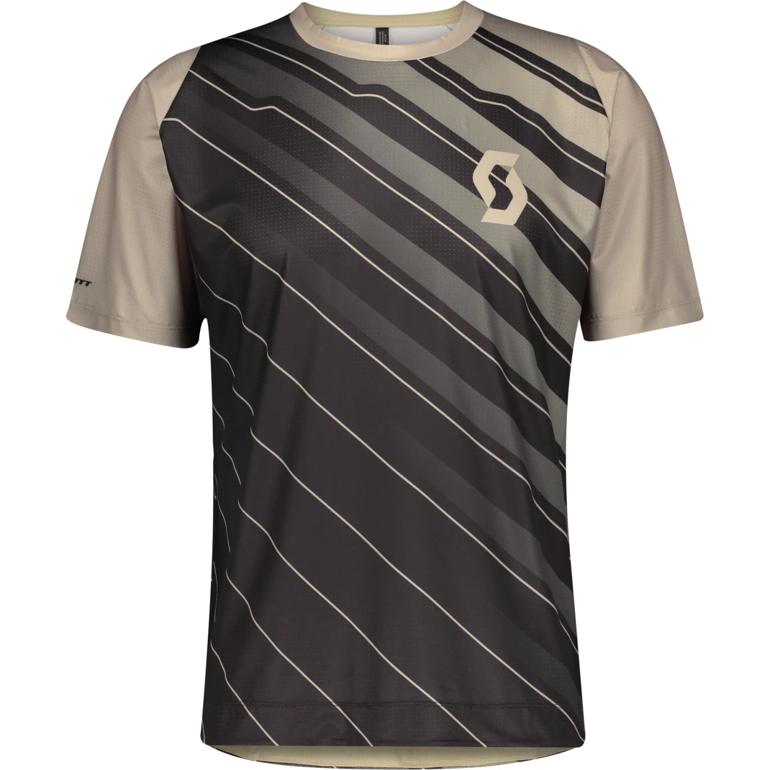SCOTT Trail Vertic Kurzarm-Radtrikot - Dark Grey/dust Beige 1 SCOTT Trail Vertic Kurzarm-Radtrikot - Dark Grey/dust Beige