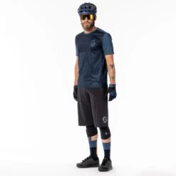 SCOTT Trail Vertic Kurzarmtrikot - Bitter Yellow/fir Green -Scott Verkaufsgeschäft scott trail vertic short sleeve shirt dark blue metal blue 4 1431521 1