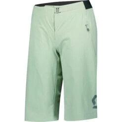 SCOTT Trail Vertic Damen Radhose Kurz Mit Sitzpolster - Pistachio Green