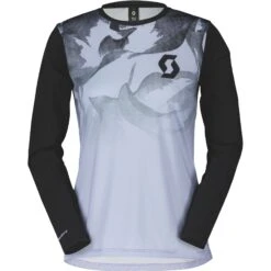 SCOTT Trail Vertic Damen Langarmtrikot - Moon Blue/black