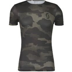 SCOTT Underwear Carbon Kurzarmshirt - Schwarz/dunkelgrau